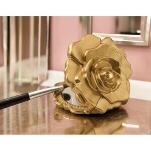 Gold Rose Design Mirror Compact Bridal Shower Birthday Party Favors Lot Of 12